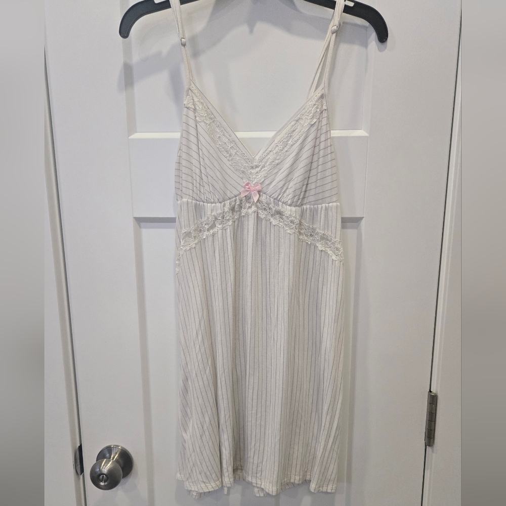 Victoria's Secret Vintage Striped Babydoll Dress
